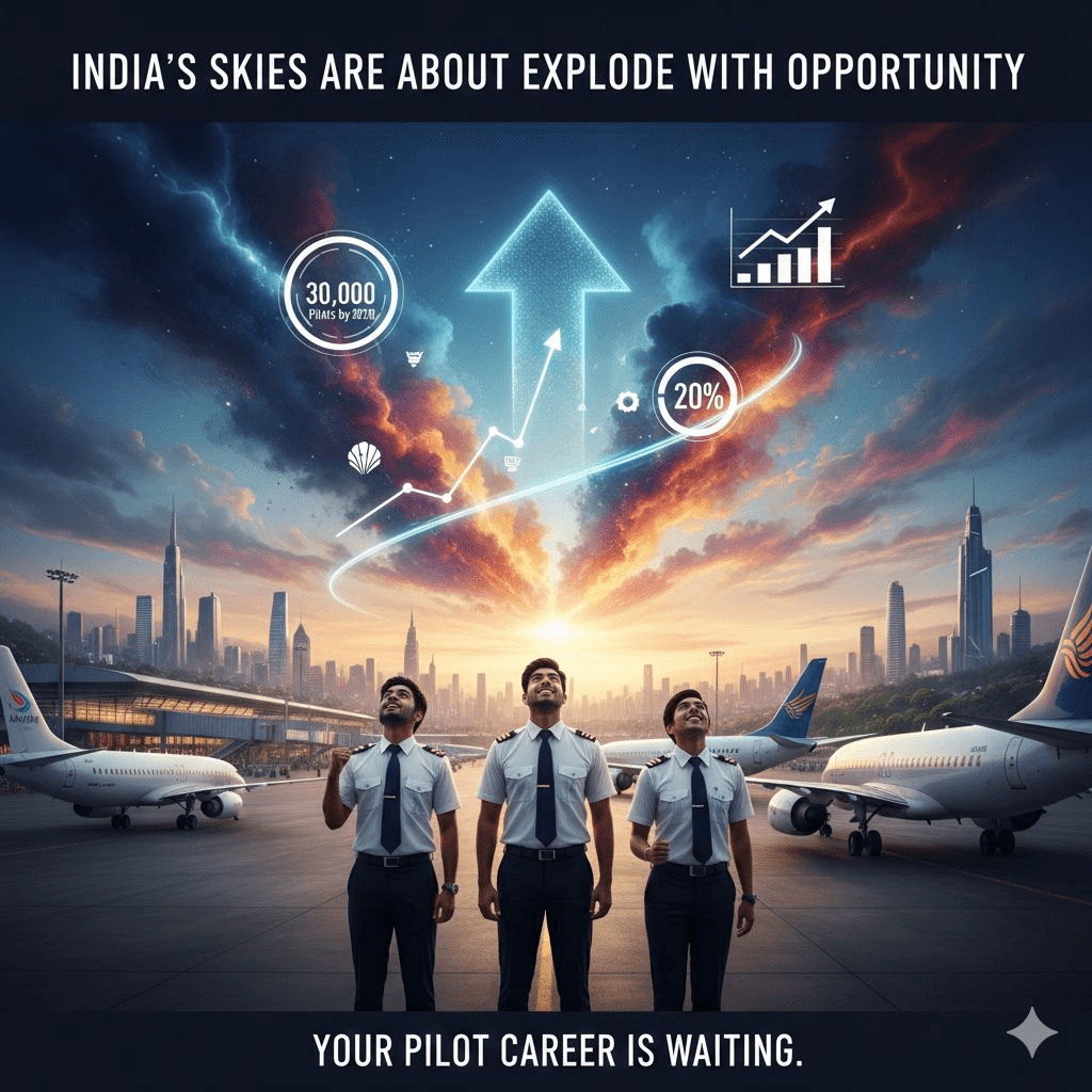 India’s Skies Are About to Explode with Opportunity – What It Means for Future Pilots in India