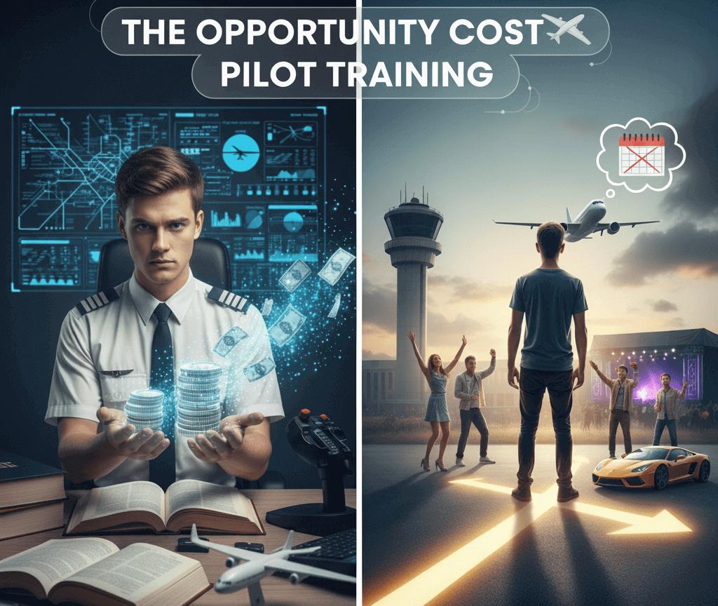 The opportunity cost in Pilot Training