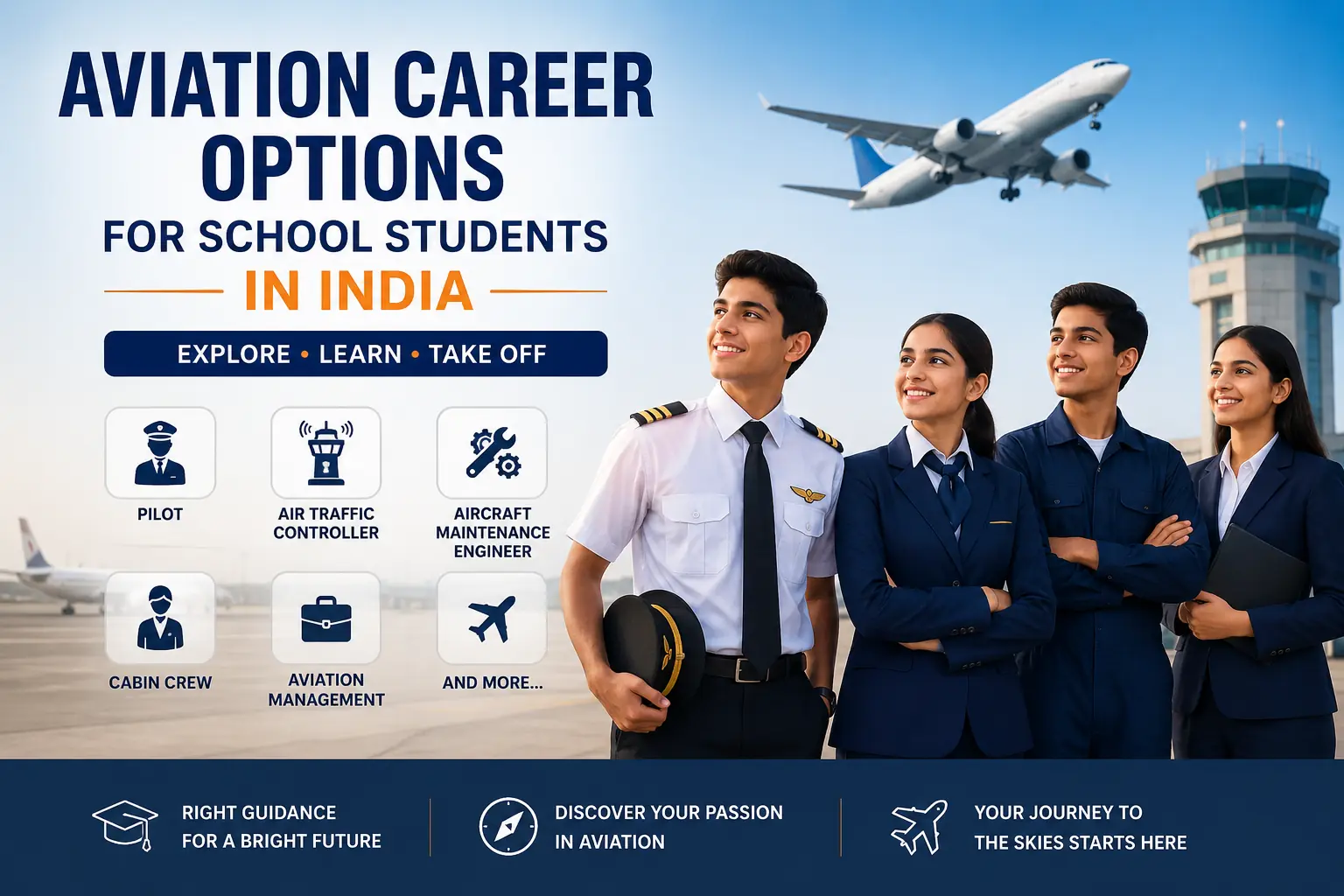 Aviation Career Options for School Students in India (2026-2027)