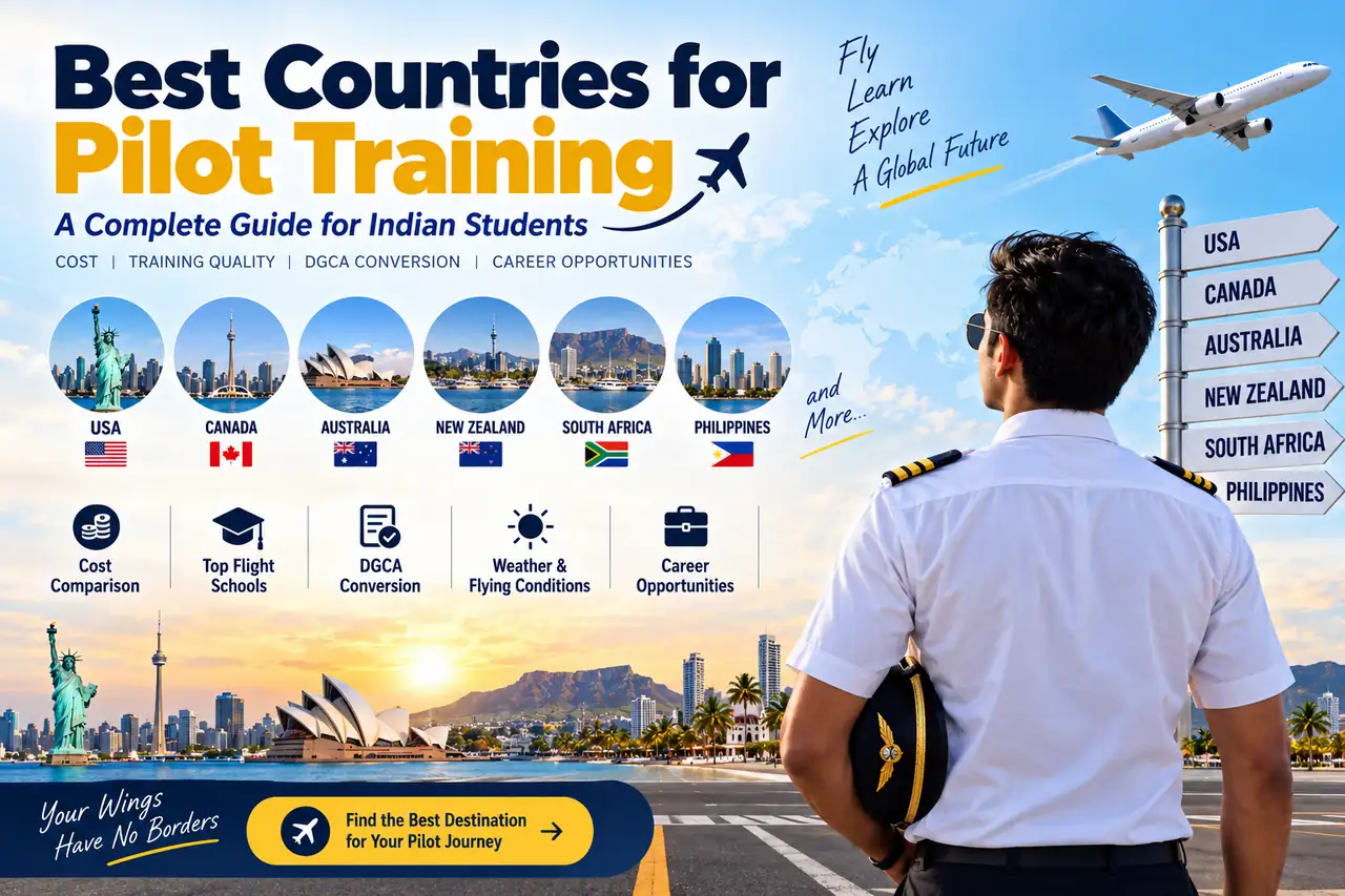 Best Countries for Pilot Training: Guide for Indian Students