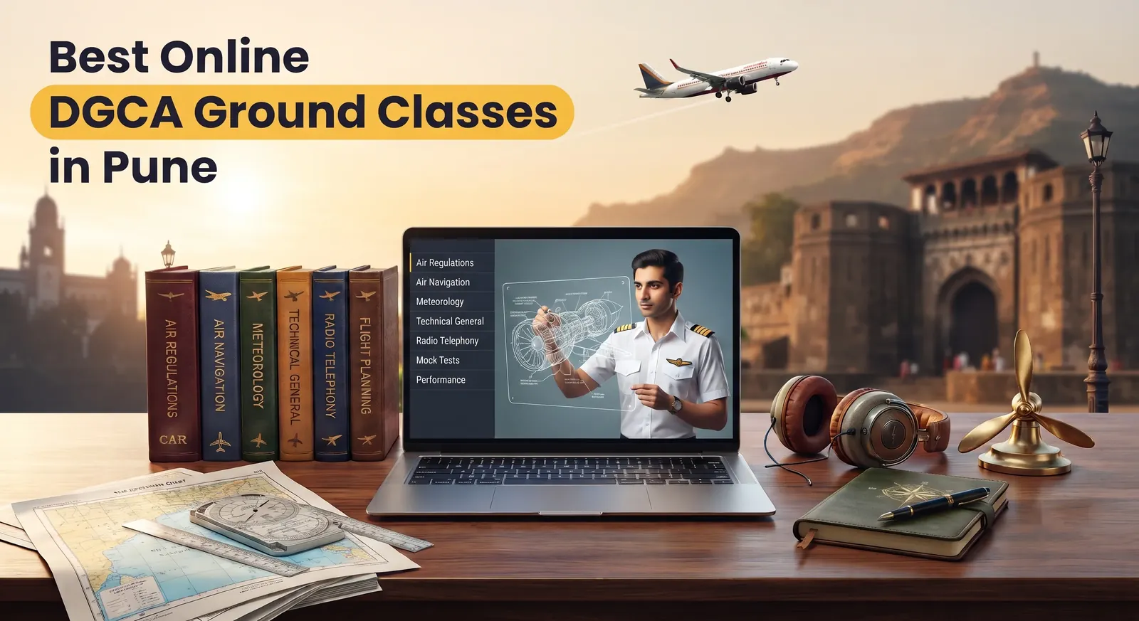 Best Online DGCA Ground Classes in Pune: Student Pilot Guide