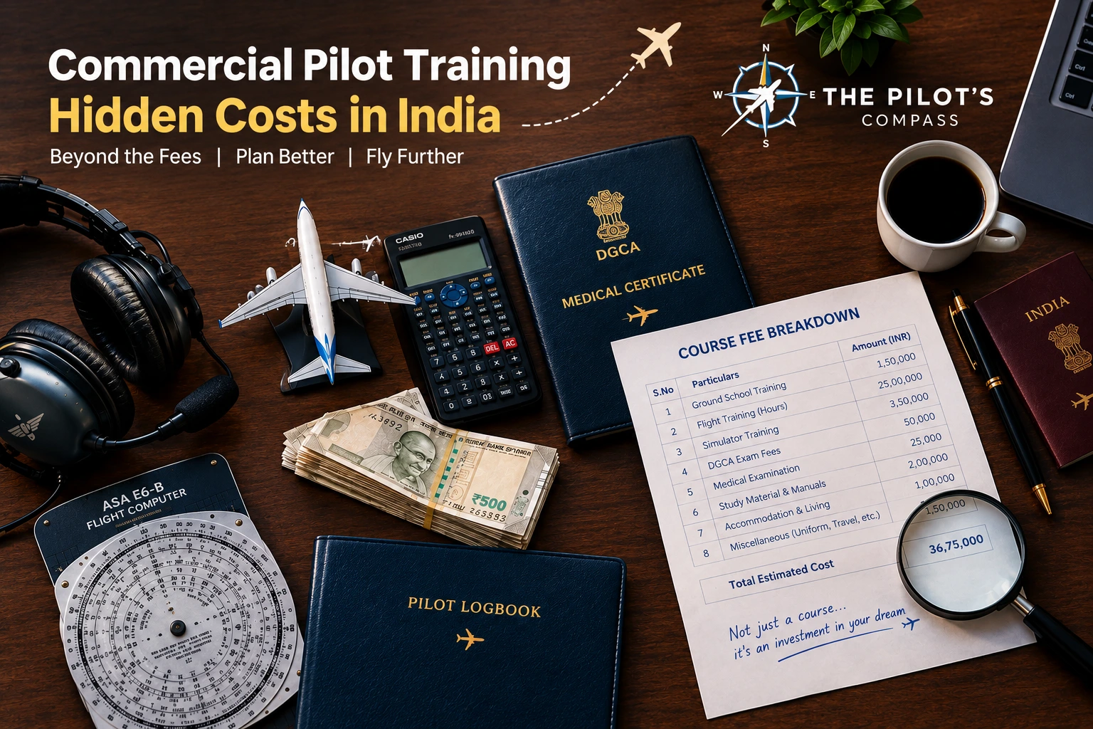 CPL Training Cost Breakdown: Hidden Expenses Beyond Flying Hours