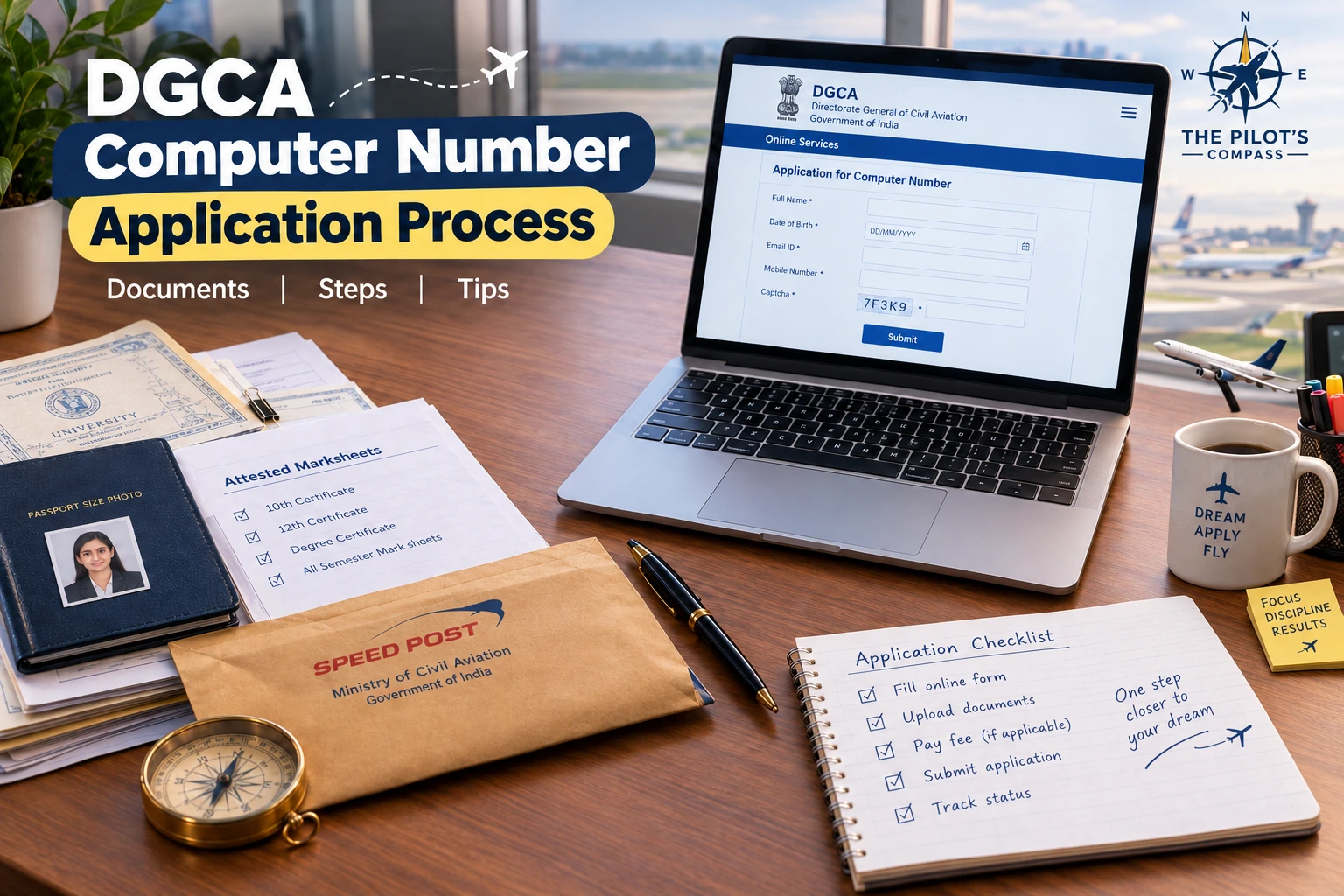 DGCA Computer Number Application: Documents, Steps and Common Mistakes