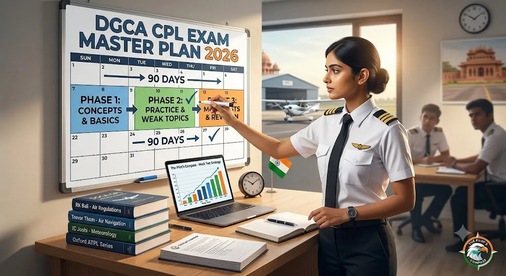 How to Prepare for DGCA CPL Exams (2026): A Complete 90-Day Study Plan