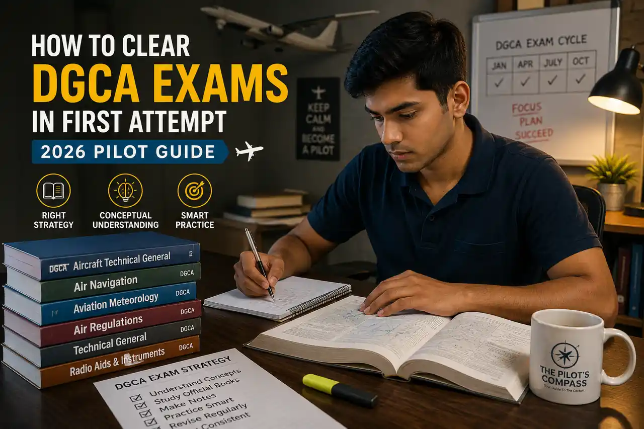 How to Clear DGCA Exams in First Attempt: 2026 Pilot Guide