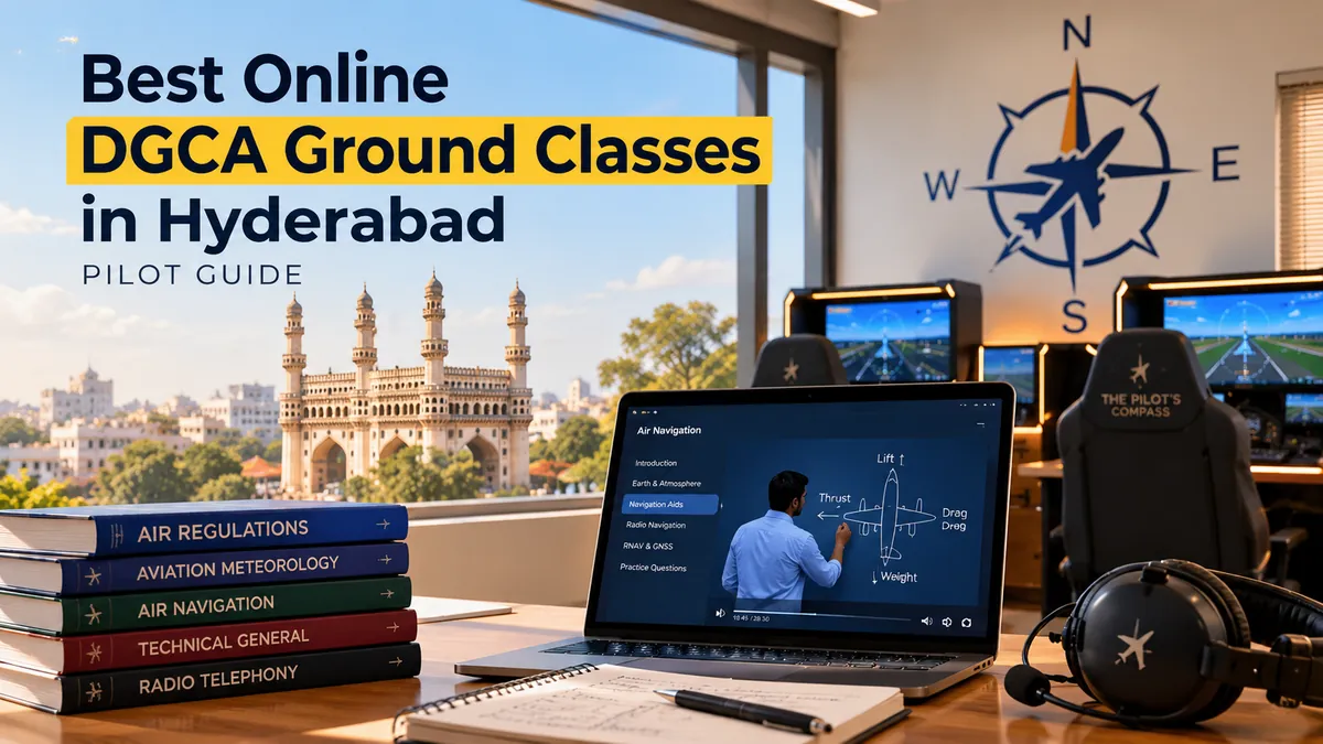Best Online DGCA Ground Classes in Hyderabad: Pilot Guide